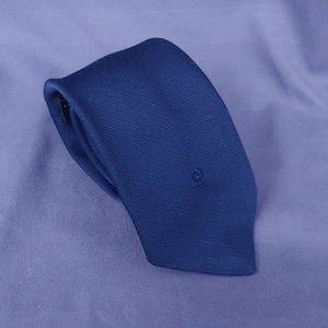 Blue Pierre Cardin Tie with Small Monogram